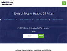 Tablet Screenshot of discountheatingoilprices.com